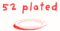 52 plated